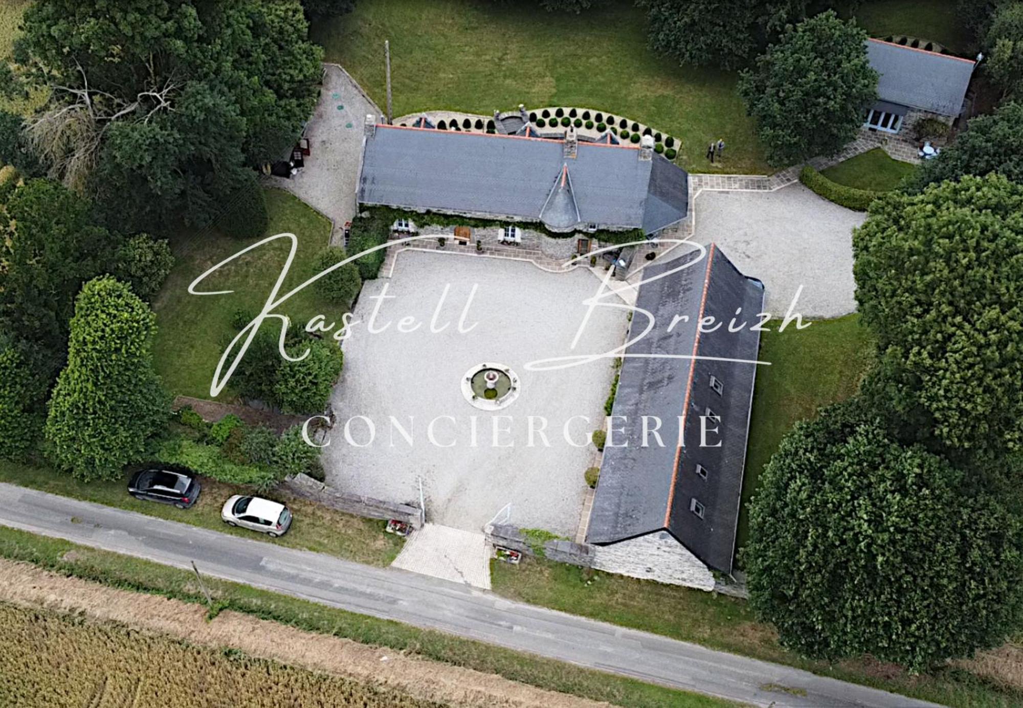 Vila La Longere Du Manoir Laniscat Exteriér fotografie