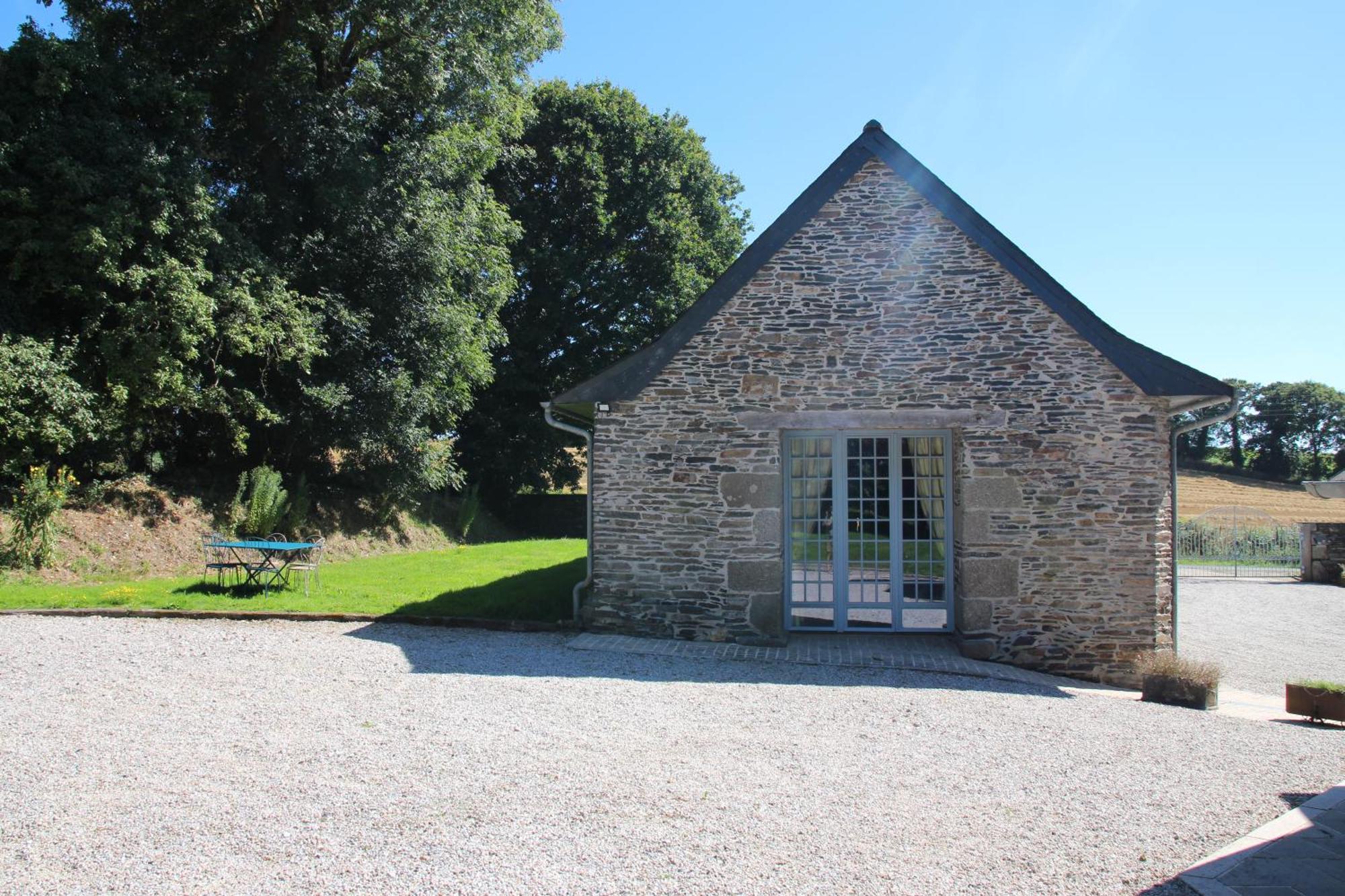 Vila La Longere Du Manoir Laniscat Exteriér fotografie